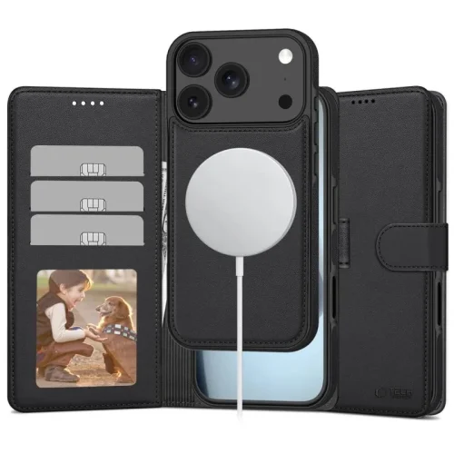 Θήκη Tech-Protect Wallet Magsafe Black iPhone 17 Pro