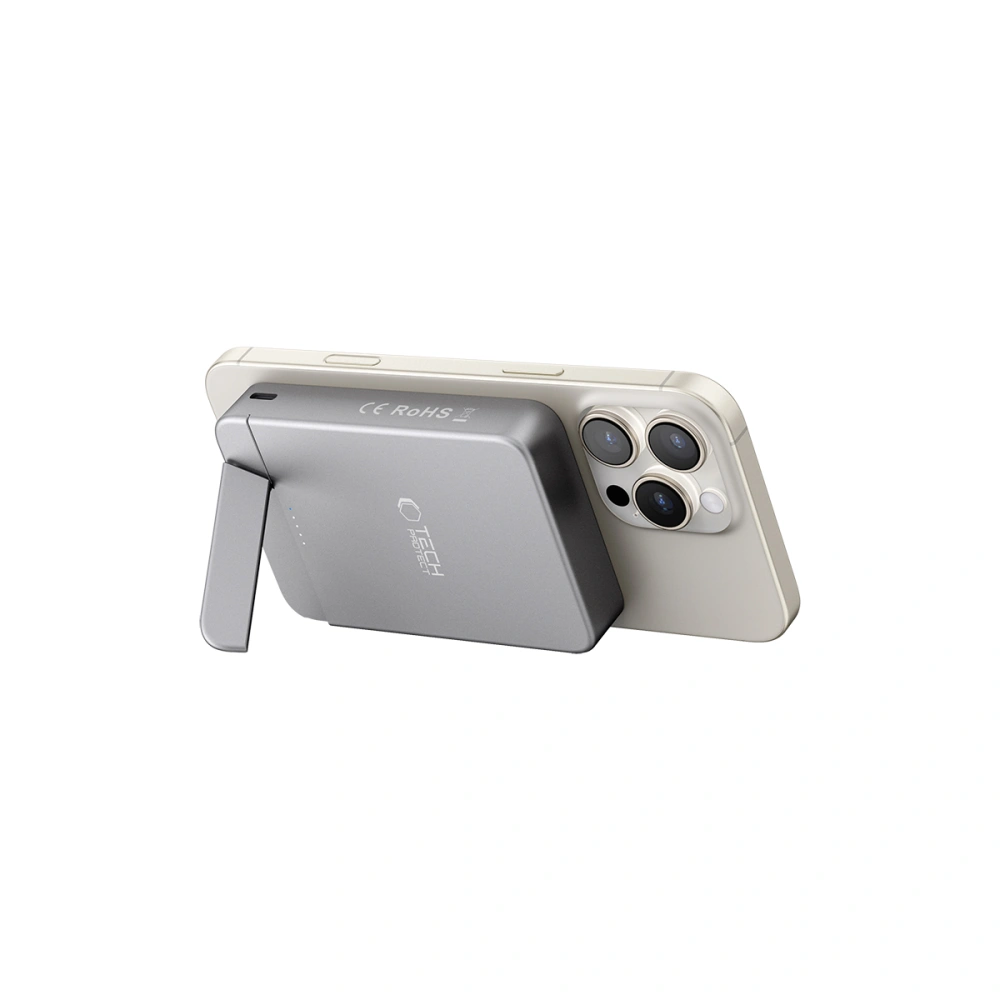 Tech-Protect LifeMag Magnetic PowerBank 10000mAh Space Grey (PB15) POWERBANK MAGSAFE Tech-Protect Tech-Protect LifeMag Magnetic PowerBank 10000mAh Space Grey (PB15) - Image 6