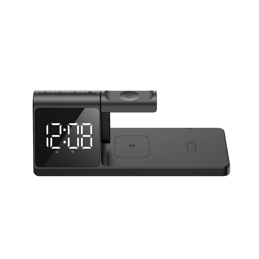 Havit Wireless Charging Station 3in1 with Clock Display 15W Black (W3042) ΑΞΕΣΟΥΑΡ Havit Havit Wireless Charging Station 3in1 with Clock Display 15W Black (W3042) - Image 6