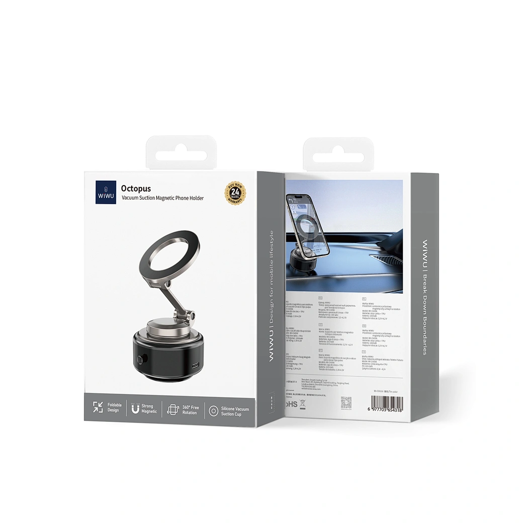 WiWU Octopus Vacuum Suction Magnetic Phone Holder (CH056) ΑΞΕΣΟΥΑΡ MAGSAFE WIWU WiWU Octopus Vacuum Suction Magnetic Phone Holder (CH056) - Image 7