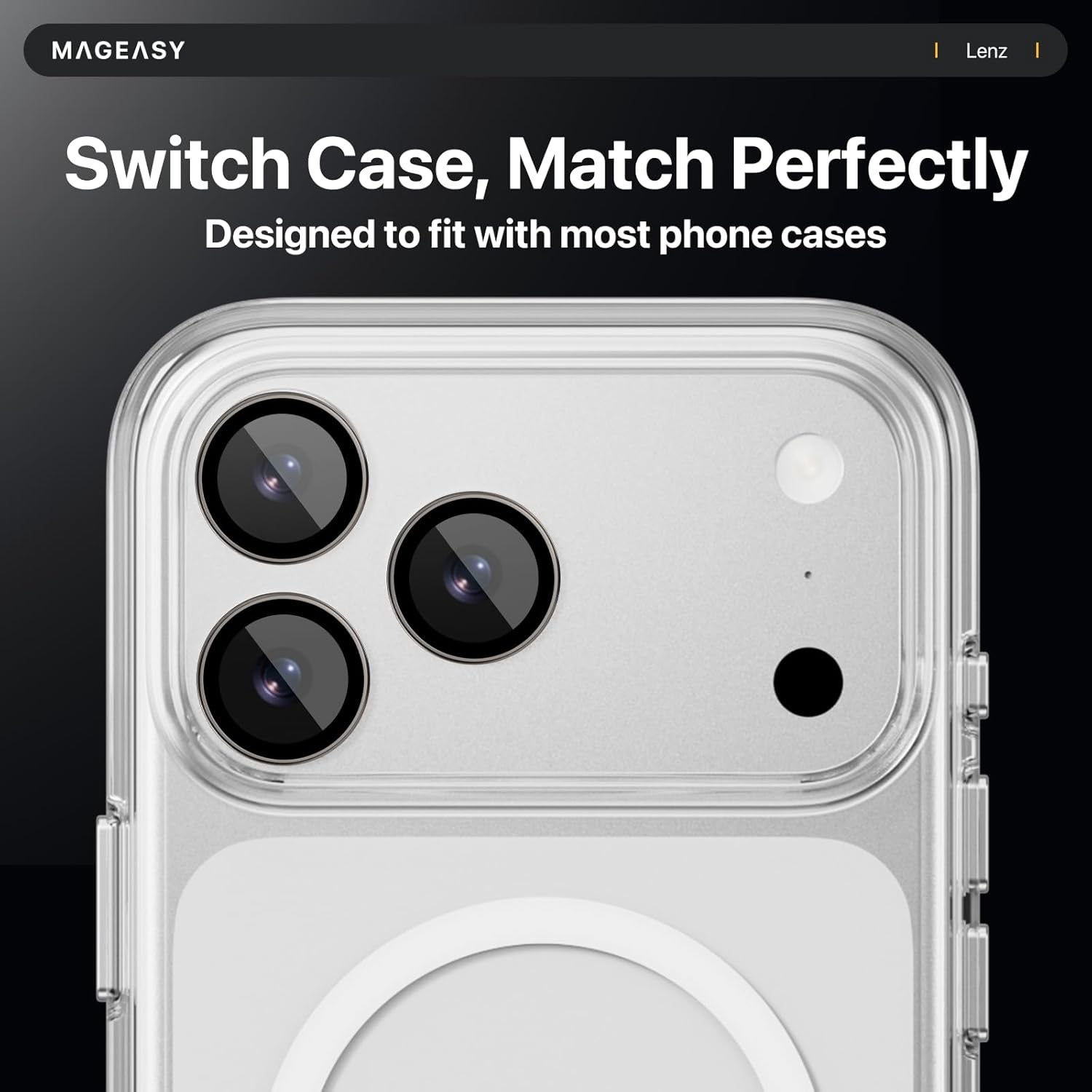 MagEasy Sapphire Camera Lens Glass Orange iPhone 17 Pro/17 Pro Max ΠΡΟΣΤΑΣΙΑ ΟΘΟΝΗΣ MagEasy MagEasy Sapphire Camera Lens Glass Orange iPhone 17 Pro/17 Pro Max - Image 6