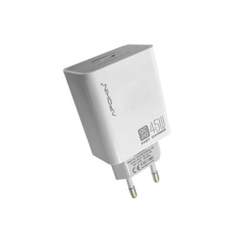 Apokin 45W PD USB-C 3A Fast Charger White (PC800Y)