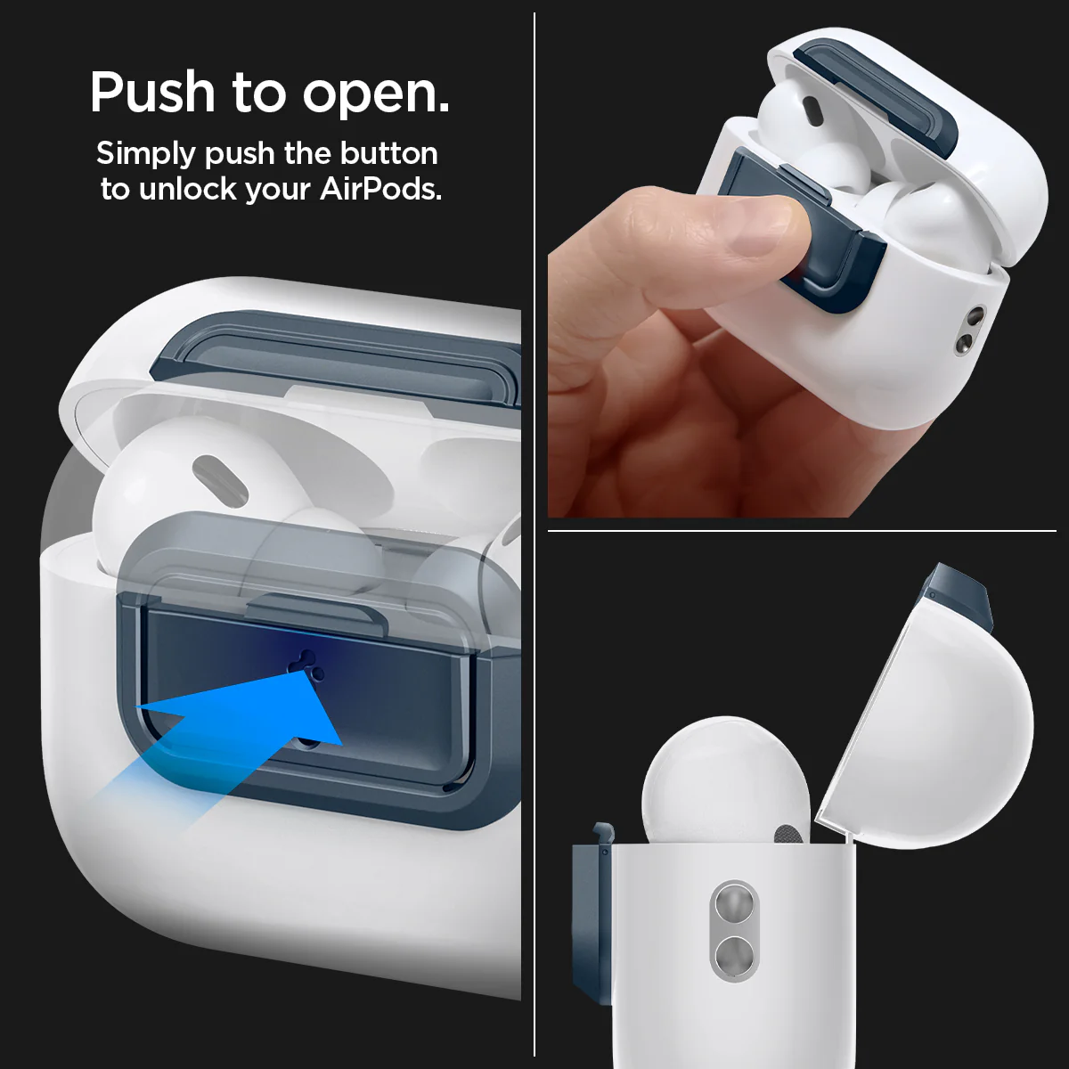 Θήκη Spigen Airpods Pro Lock Fit M Metal Slate APPLE AIRPODS Spigen Θήκη Spigen Airpods Pro Lock Fit M Metal Slate - Image 9