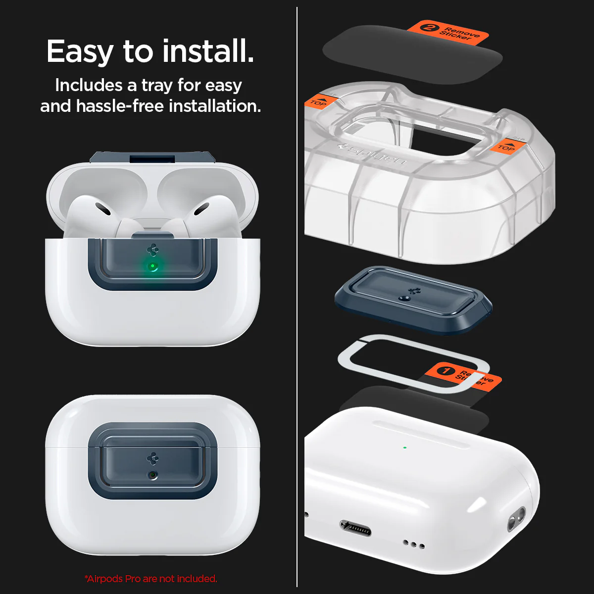 Θήκη Spigen Airpods Pro Lock Fit M Metal Slate APPLE AIRPODS Spigen Θήκη Spigen Airpods Pro Lock Fit M Metal Slate - Image 8