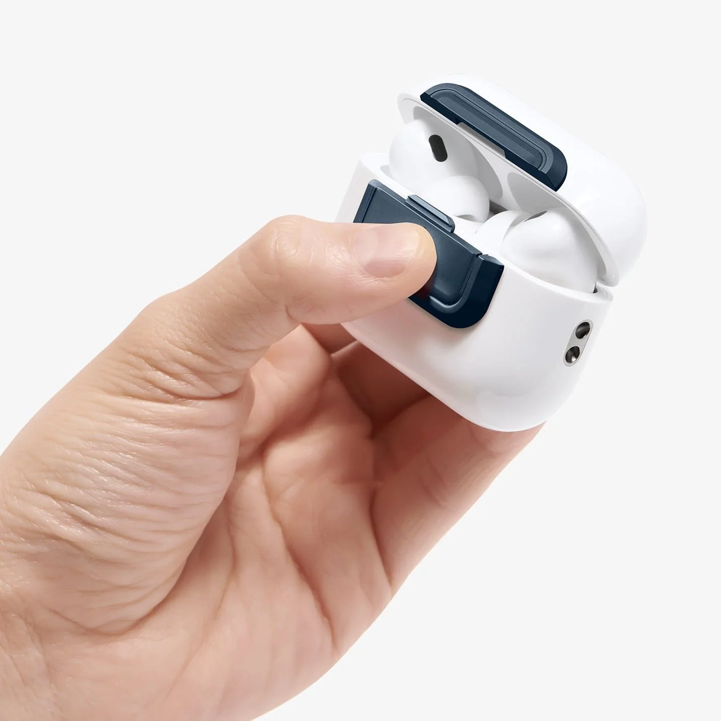 Θήκη Spigen Airpods Pro Lock Fit M Metal Slate APPLE AIRPODS Spigen Θήκη Spigen Airpods Pro Lock Fit M Metal Slate - Image 4