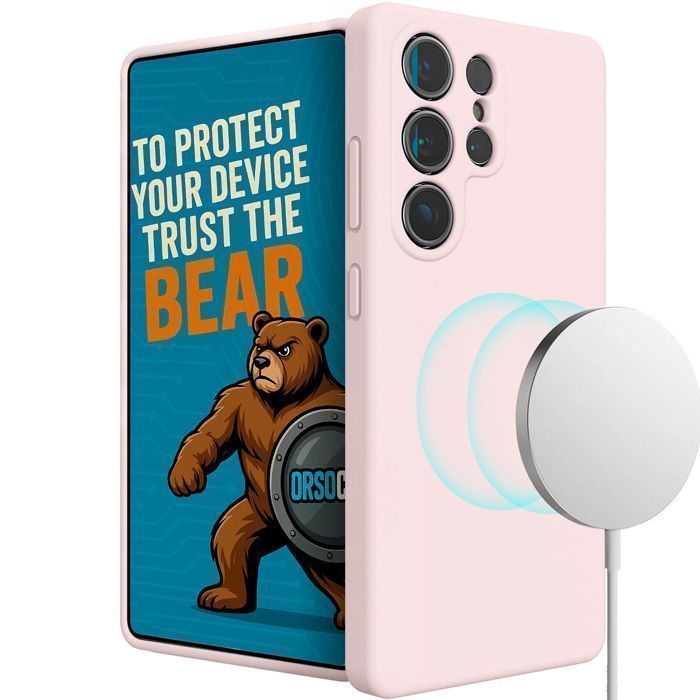 Θήκη Orso Cloud Magsafe Pink Sand Samsung Galaxy S25 Ultra ΘΗΚΕΣ Orso Θήκη Orso Cloud Magsafe Pink Sand Samsung Galaxy S25 Ultra