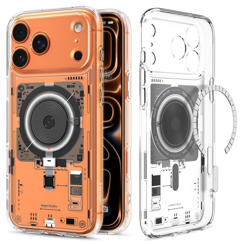 Θήκη Spigen Ultra Hybrid MagSafe Neo One-Apple Clear iPhone 17 Pro ΘΗΚΕΣ Spigen Θήκη Spigen Ultra Hybrid MagSafe Neo One-Apple Clear iPhone 17 Pro