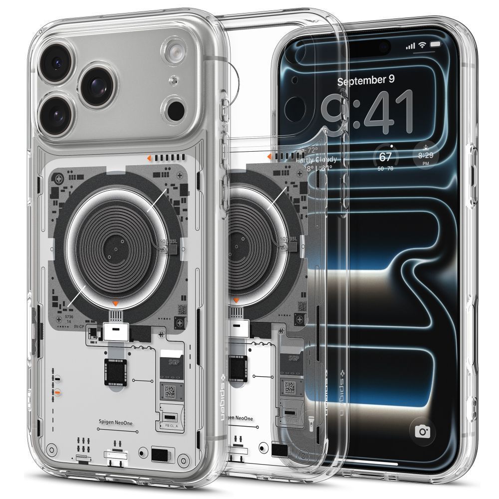 Θήκη Spigen Ultra Hybrid MagSafe Neo One-Apple Clear iPhone 17 Pro ΘΗΚΕΣ Spigen Θήκη Spigen Ultra Hybrid MagSafe Neo One-Apple Clear iPhone 17 Pro - Image 2