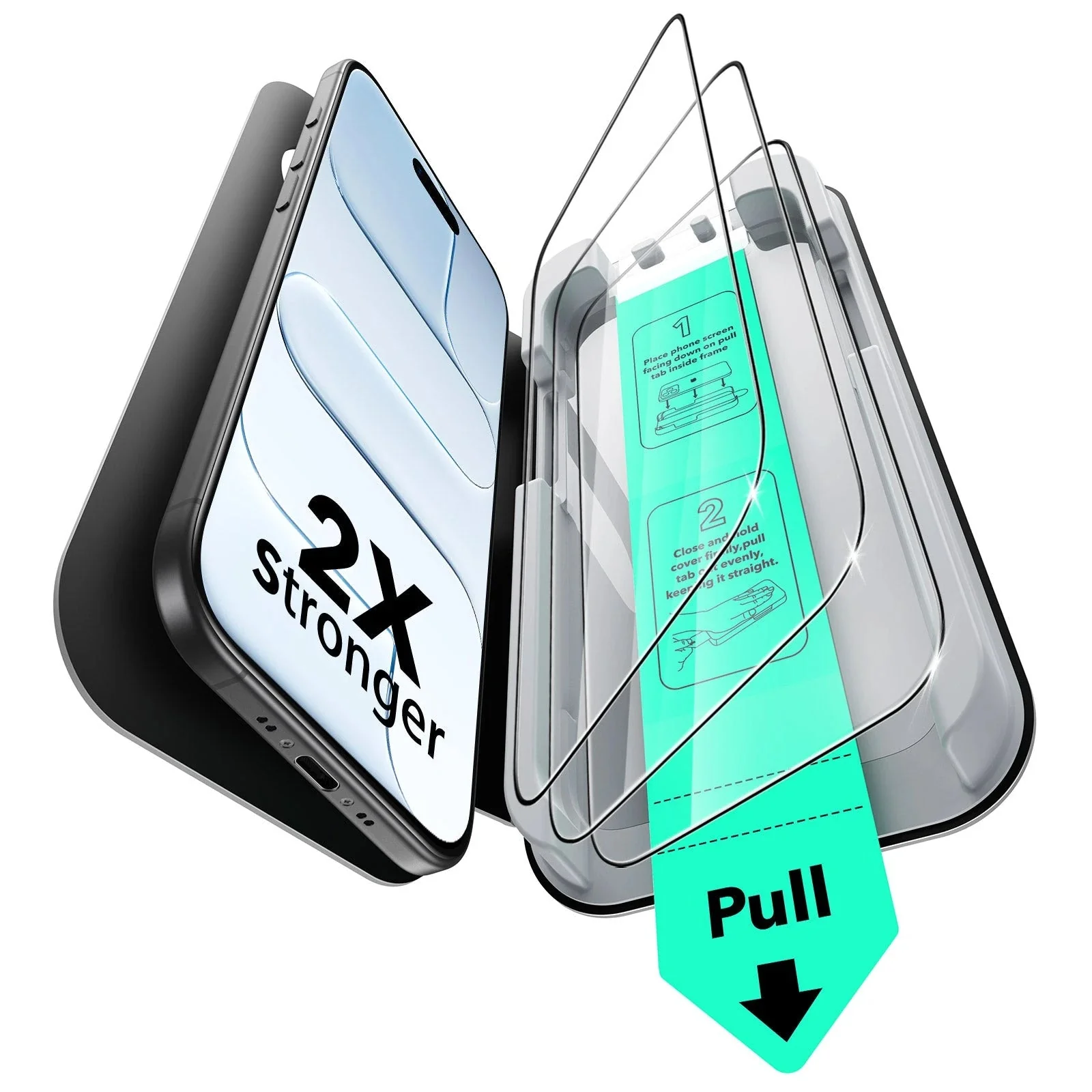ESR UltraFit Classic Tempered Glass iPhone 17 Pro Max (3 Pack) ΠΡΟΣΤΑΣΙΑ ΟΘΟΝΗΣ ESR ESR UltraFit Classic Tempered Glass iPhone 17 Pro Max (3 Pack)