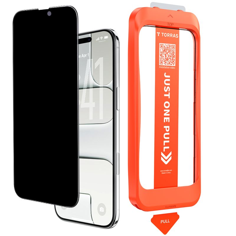 Torras Install Master Privacy Tempered Glass iPhone Air ΠΡΟΣΤΑΣΙΑ ΟΘΟΝΗΣ TORRAS Torras Install Master Privacy Tempered Glass iPhone Air