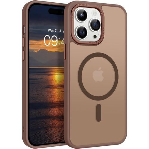 Θήκη Orso MagCase Focus Frosted Brown iPhone 15 Pro Max