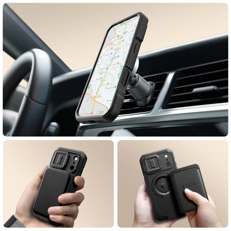 Θήκη Tech-Protect Kevlar Magsafe Black iPhone 17 Pro Max ΘΗΚΕΣ Tech-Protect Θήκη Tech-Protect Kevlar Magsafe Black iPhone 17 Pro Max - Image 2