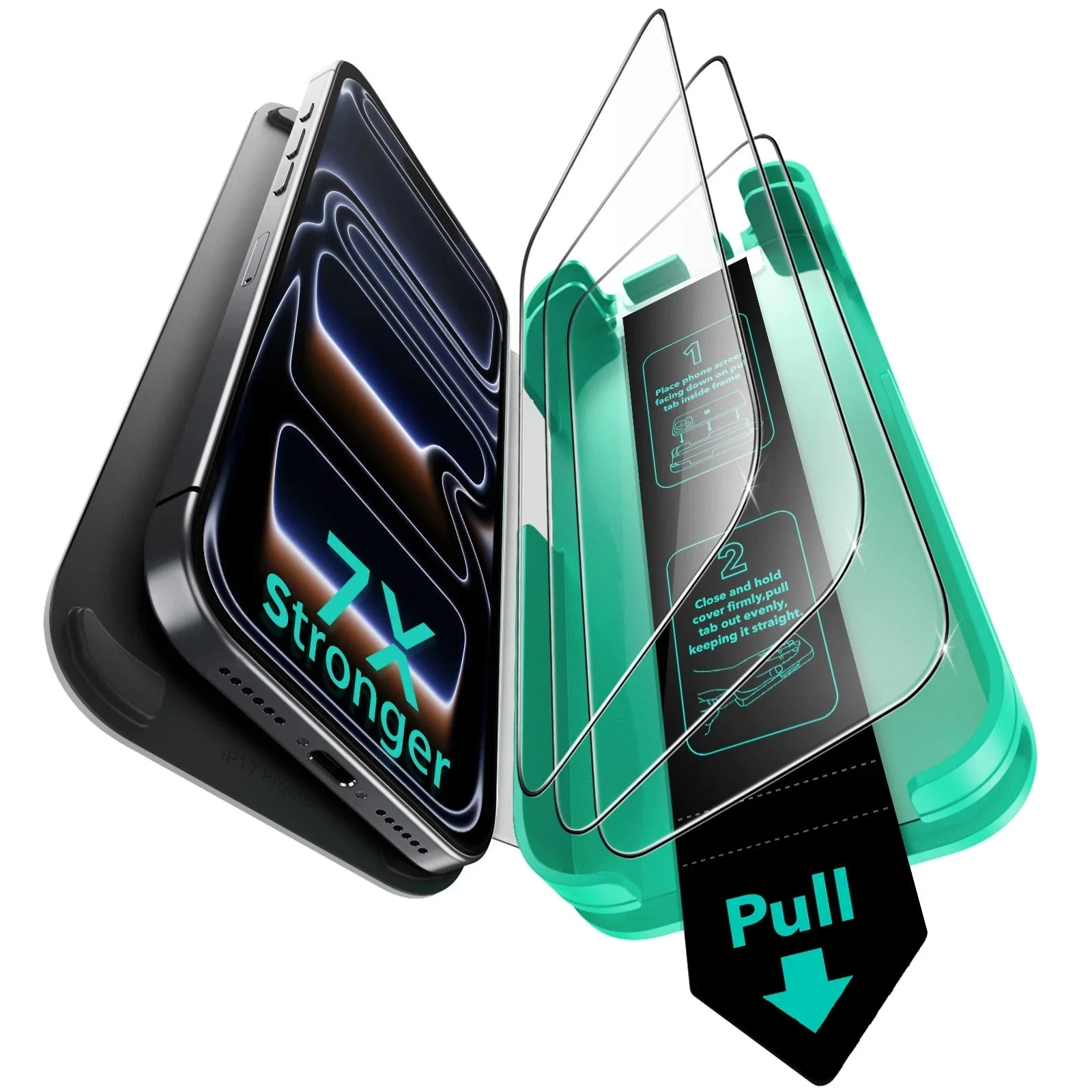 ESR UltraFit Armorite Tempered Glass iPhone 17 Pro Max (3 Pack) ΠΡΟΣΤΑΣΙΑ ΟΘΟΝΗΣ ESR ESR UltraFit Armorite Tempered Glass iPhone 17 Pro Max (3 Pack)