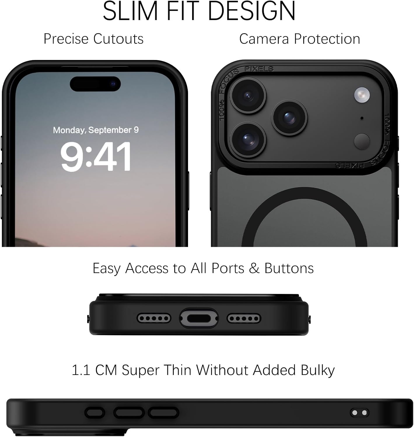 Θήκη Orso MagCase Focus Frosted Black iPhone 17 Pro Max ΘΗΚΕΣ Orso Θήκη Orso MagCase Focus Frosted Black iPhone 17 Pro Max - Image 6