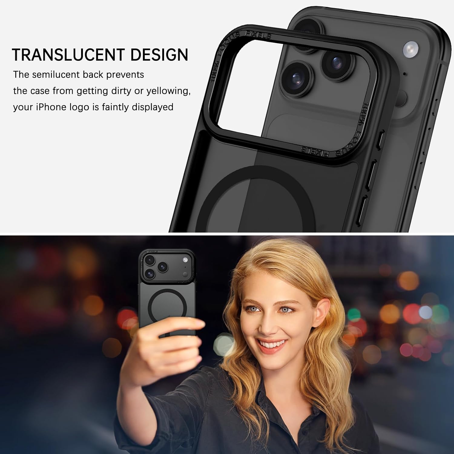 Θήκη Orso MagCase Focus Frosted Black iPhone 17 Pro Max ΘΗΚΕΣ Orso Θήκη Orso MagCase Focus Frosted Black iPhone 17 Pro Max - Image 5