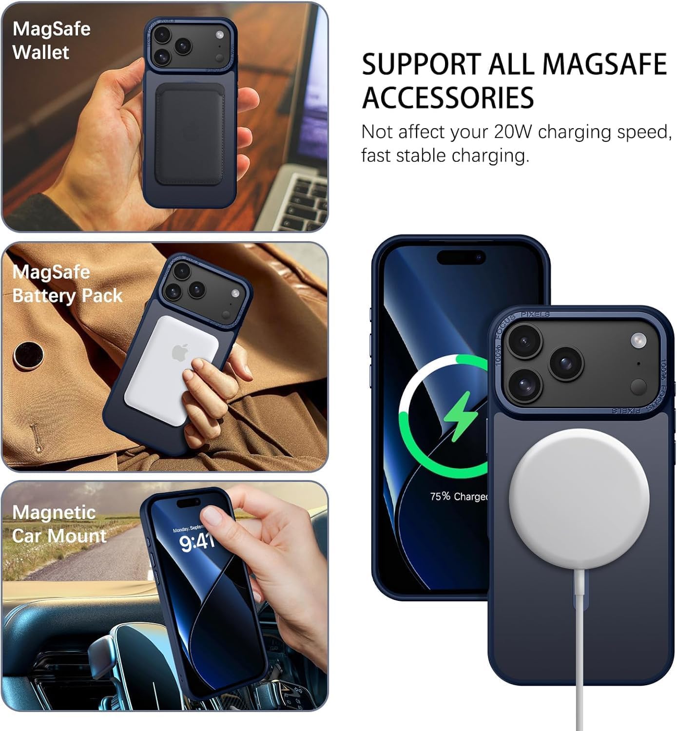 Θήκη Orso MagCase Focus Frosted Dark Blue iPhone 17 Pro Max ΘΗΚΕΣ Orso Θήκη Orso MagCase Focus Frosted Dark Blue iPhone 17 Pro Max - Image 5