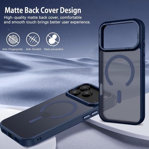 Alternative view of Θήκη Orso MagCase Focus Frosted Dark Blue iPhone 17 Pro