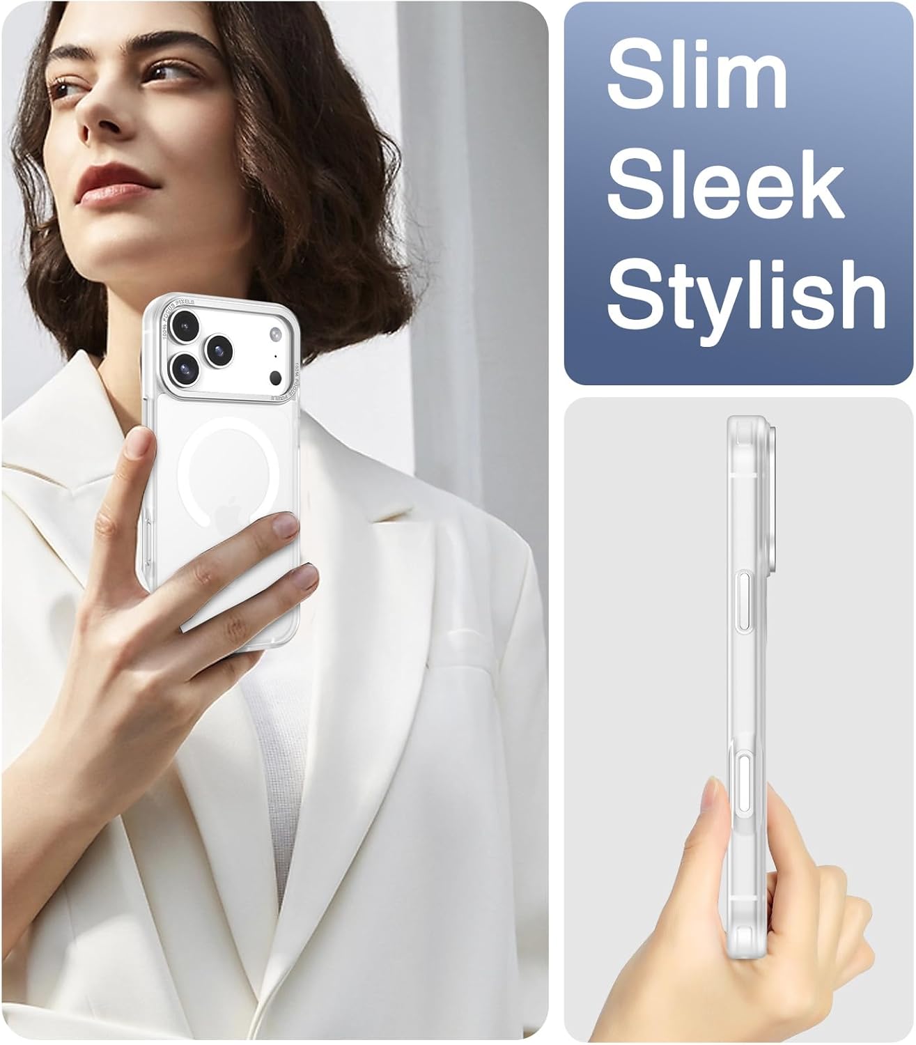 Θήκη Orso MagCase Focus Frosted Clear iPhone 17 Pro Max ΘΗΚΕΣ Orso Θήκη Orso MagCase Focus Frosted Clear iPhone 17 Pro Max - Image 8