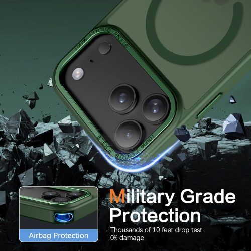 Alternative view of Θήκη Orso MagCase Focus Frosted Forest Green iPhone 17 Pro