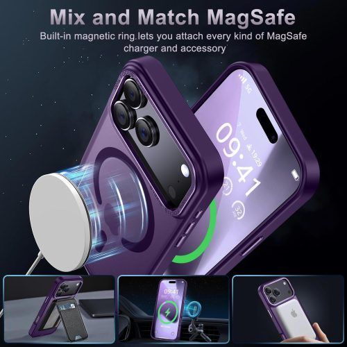 Alternative view of Θήκη Orso MagCase Focus Frosted Purple iPhone 17 Pro