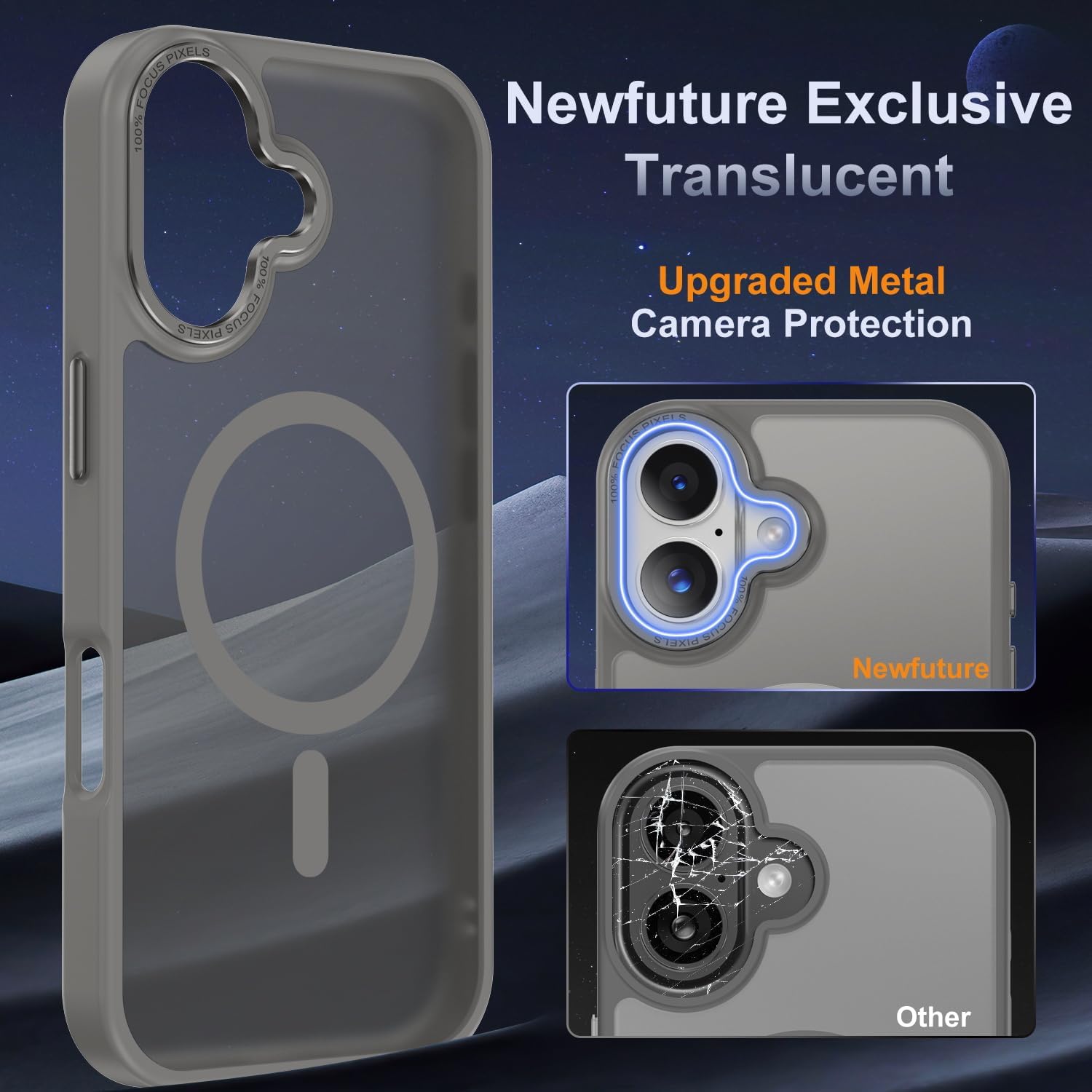 Θήκη Orso MagCase Focus Frosted Grey iPhone 17 ΘΗΚΕΣ Orso Θήκη Orso MagCase Focus Frosted Grey iPhone 17 - Image 2