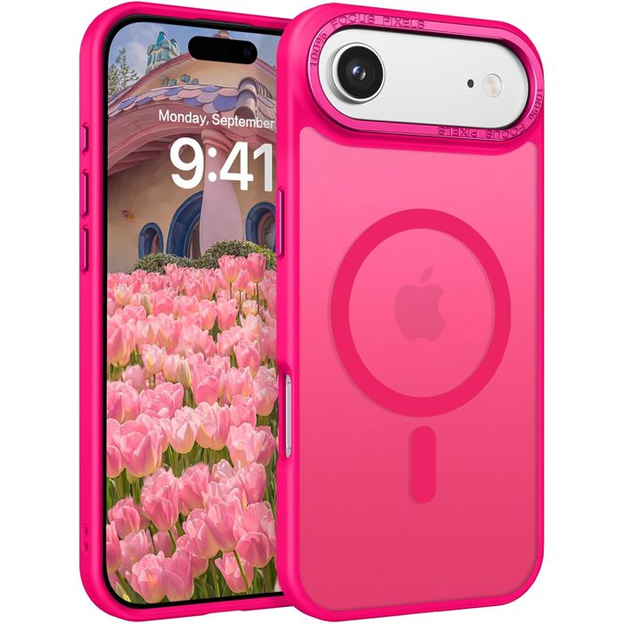 Θήκη Orso MagCase Focus Frosted Hot Pink iPhone Air ΘΗΚΕΣ Orso Θήκη Orso MagCase Focus Frosted Hot Pink iPhone Air