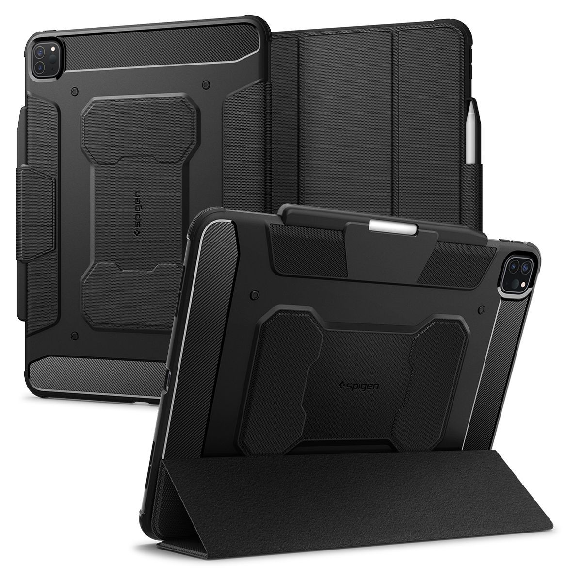 Θήκη Spigen Rugged Armor Pro Black iPad Pro 13 2024 ΘΗΚΕΣ Spigen Θήκη Spigen Rugged Armor Pro Black iPad Pro 13 2024