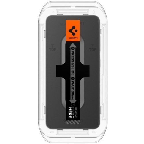 Alternative view of Spigen EZ Fit GLAS.tR Tempered Glass Samsung Galaxy S24/S25