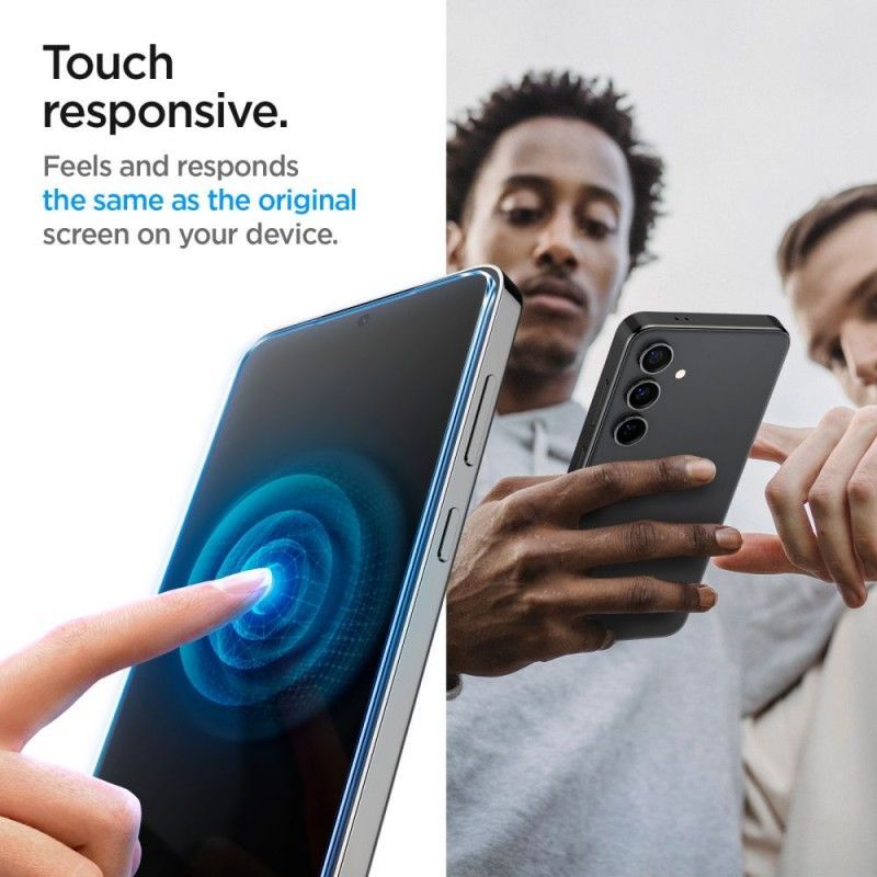 Spigen EZ Fit GLAS.tR Tempered Glass Samsung Galaxy S24/S25 ΠΡΟΣΤΑΣΙΑ ΟΘΟΝΗΣ Spigen Spigen EZ Fit GLAS.tR Tempered Glass Samsung Galaxy S24/S25 - Image 3