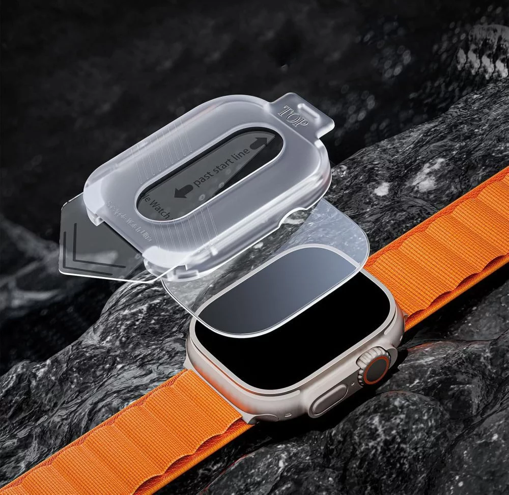(2-Pack) Tech-Protect Easy Set+ Tempered Glass Apple Watch 49mm (With Installation Kit) APPLE WATCH Tech-Protect (2-Pack) Tech-Protect Easy Set+ Tempered Glass Apple Watch 49mm (With Installation Kit) - Image 3