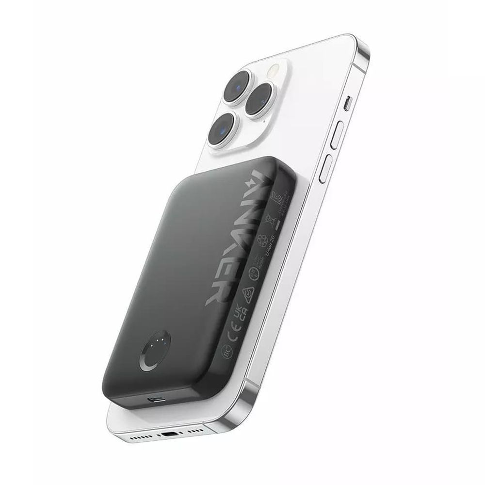 PowerBank Anker MagGo MagSafe 5000mAh Black (321) POWERBANK MAGSAFE Anker PowerBank Anker MagGo MagSafe 5000mAh Black (321)