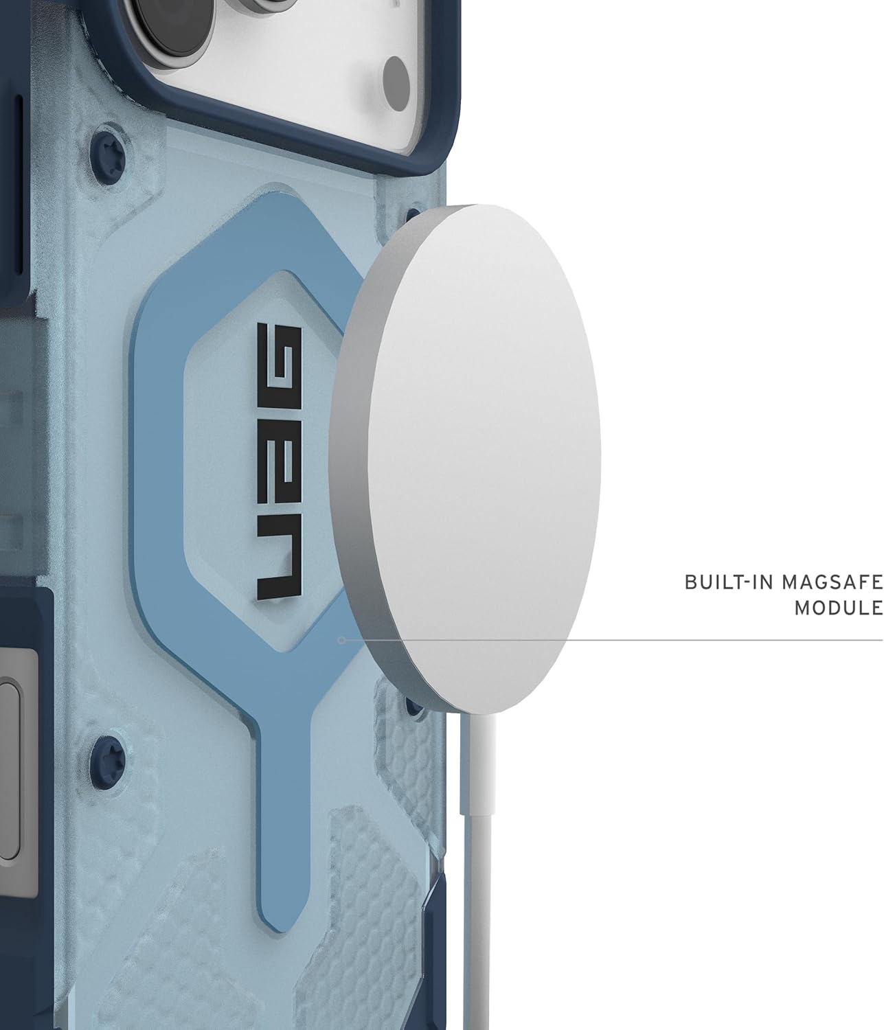 Θήκη UAG Pathfinder MagSafe Wrist Lanyard Blues iPhone 17 Pro Max ΘΗΚΕΣ uag Θήκη UAG Pathfinder MagSafe Wrist Lanyard Blues iPhone 17 Pro Max - Image 4