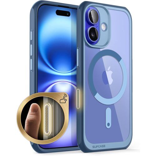 Θήκη Supcase Unicorn Beetle MAG Slim Clear Azure iPhone 16 ΘΗΚΕΣ SUPCASE Θήκη Supcase Unicorn Beetle MAG Slim Clear Azure iPhone 16
