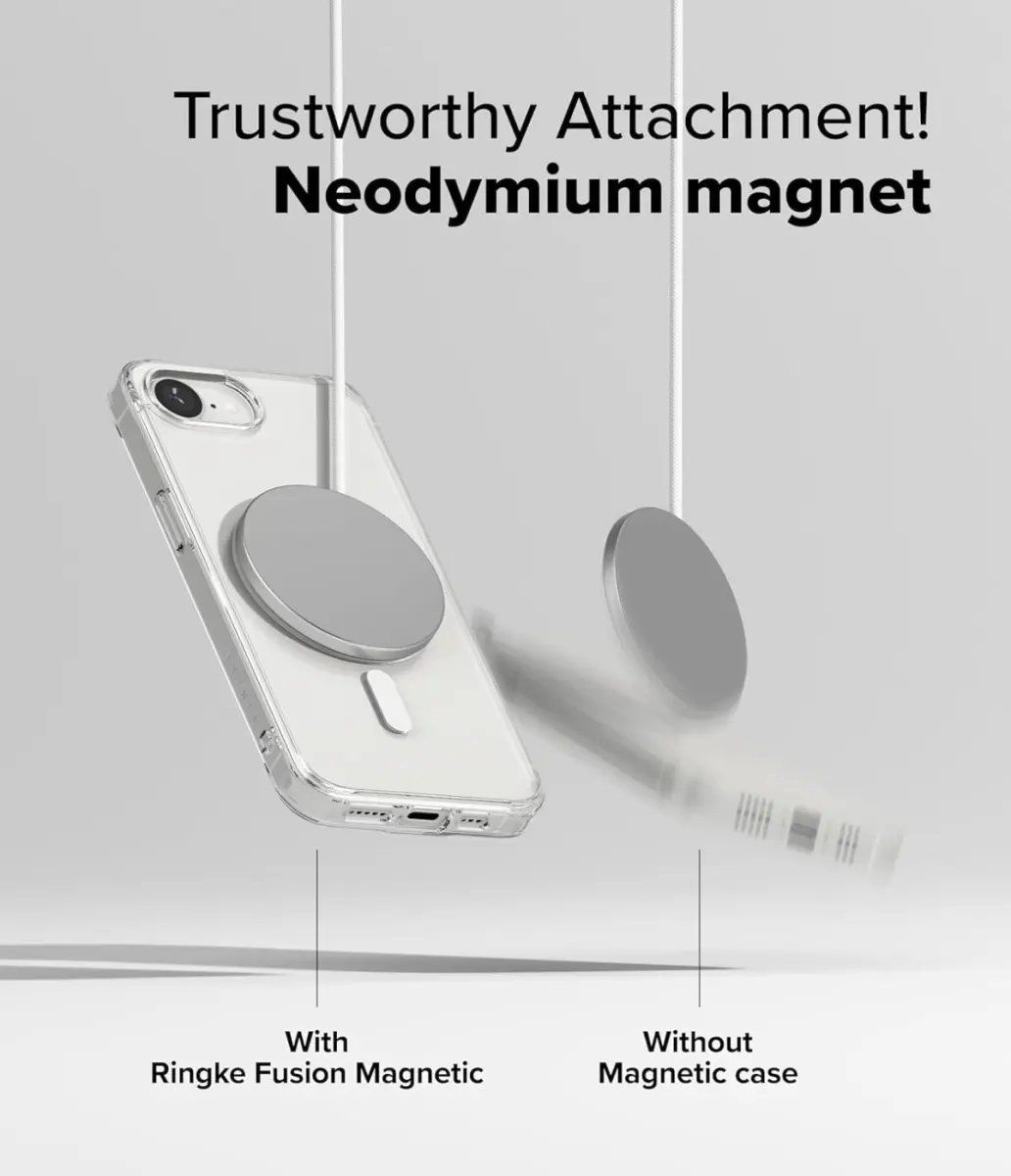 Θήκη Ringke Magsafe Fusion Clear iPhone 16e/17e STOCK OFFERS Ringke Θήκη Ringke Magsafe Fusion Clear iPhone 16e/17e - Image 3