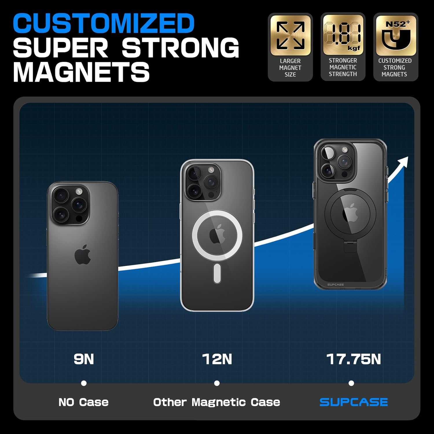 Θήκη Supcase Unicorn Beetle MAG Stand Slim Clear Black iPhone 16 Pro ΘΗΚΕΣ SUPCASE Θήκη Supcase Unicorn Beetle MAG Stand Slim Clear Black iPhone 16 Pro - Image 4