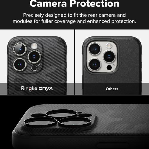 Alternative view of Θήκη Ringke Onyx Magsafe Camo Black iPhone 16 Pro Max