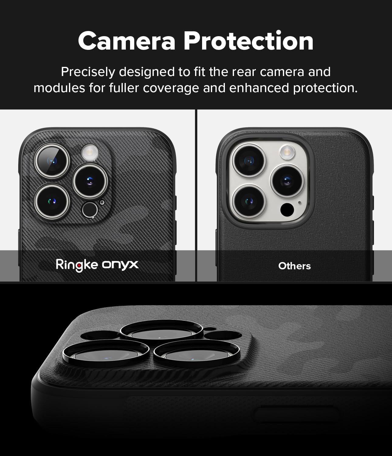 Θήκη Ringke Onyx Magsafe Camo Black iPhone 16 Pro Max ΘΗΚΕΣ Ringke Θήκη Ringke Onyx Magsafe Camo Black iPhone 16 Pro Max - Image 2