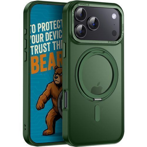 Θήκη Orso Ostand Pro Focus Frosted Green iPhone 17 Pro