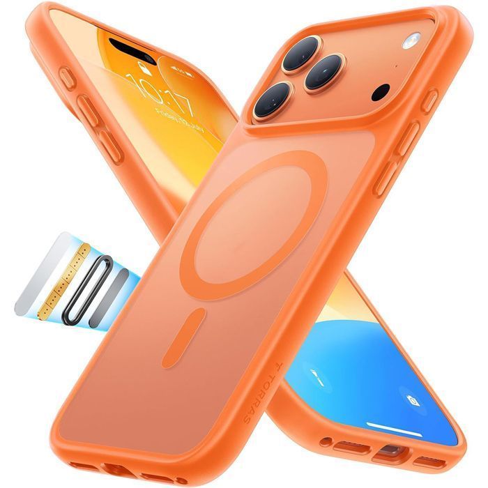 Θήκη Torras Guardian MagSafe Energy Orange iPhone 17 Pro ΘΗΚΕΣ TORRAS Θήκη Torras Guardian MagSafe Energy Orange iPhone 17 Pro