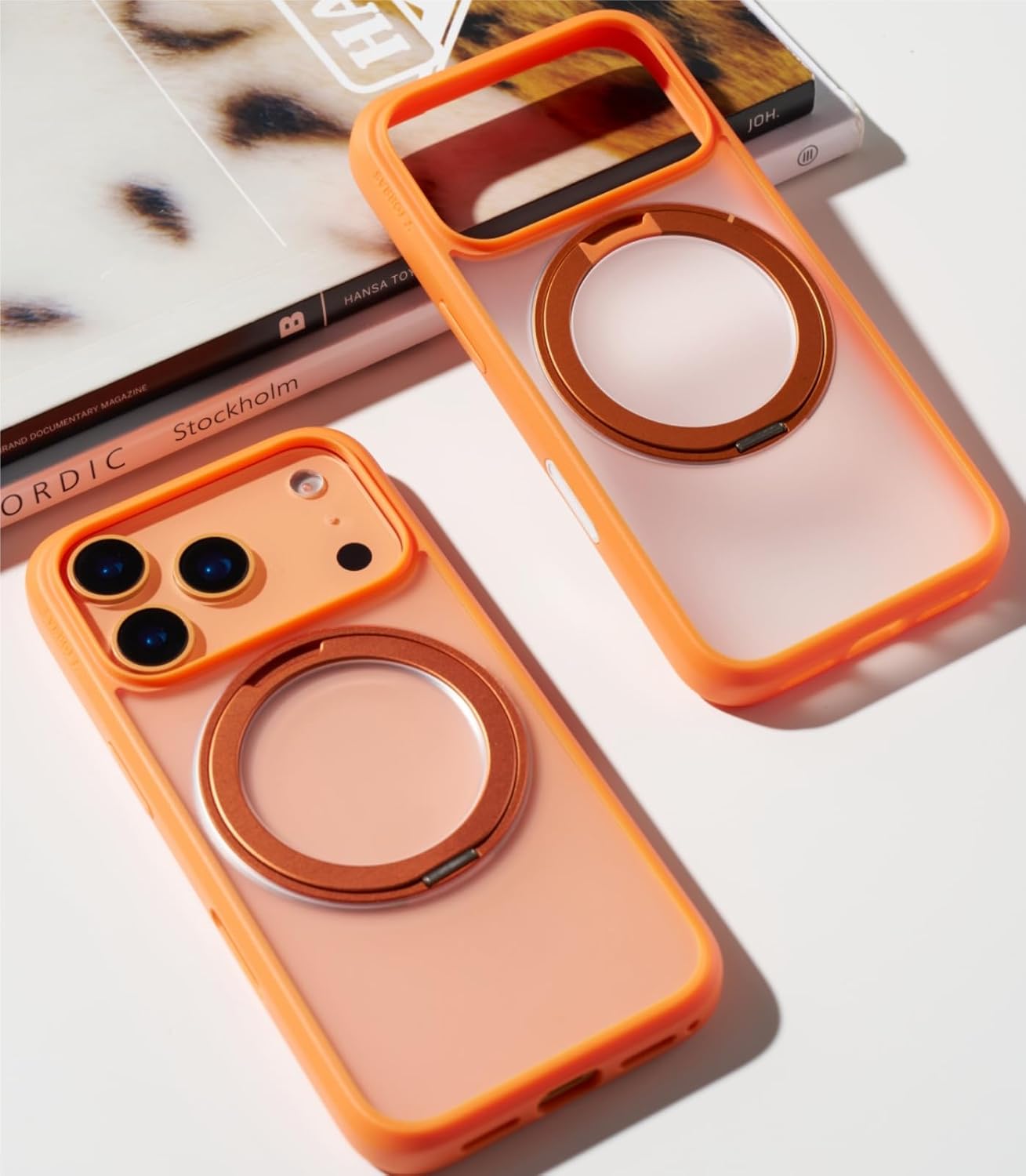 Θήκη Torras Ostand Pro MagSafe Energy Orange iPhone 17 Pro ΘΗΚΕΣ TORRAS Θήκη Torras Ostand Pro MagSafe Energy Orange iPhone 17 Pro - Image 9
