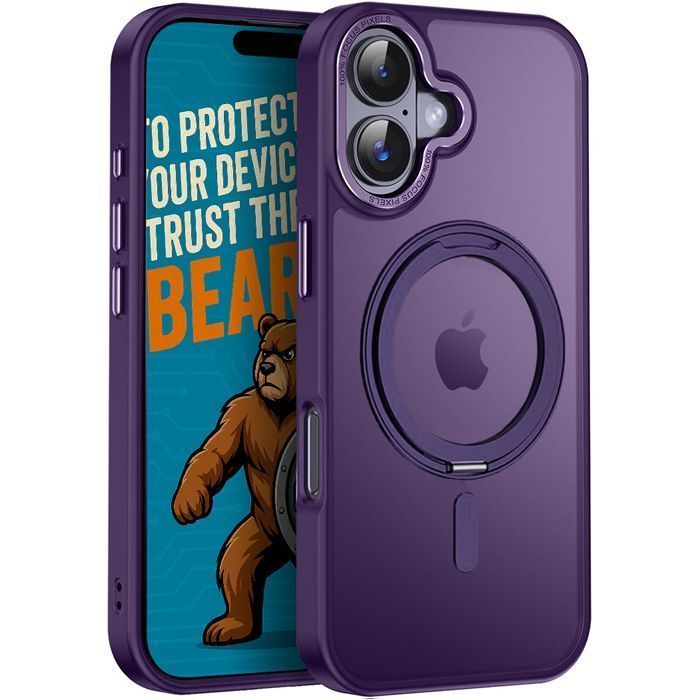 Θήκη Orso Ostand Pro Focus Frosted Purple iPhone 17 ΘΗΚΕΣ Orso Θήκη Orso Ostand Pro Focus Frosted Purple iPhone 17