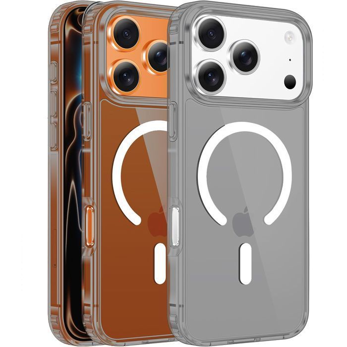 Θήκη Orso MagSafe Perfect Clear Black iPhone 17 Pro ΘΗΚΕΣ Orso Θήκη Orso MagSafe Perfect Clear Black iPhone 17 Pro