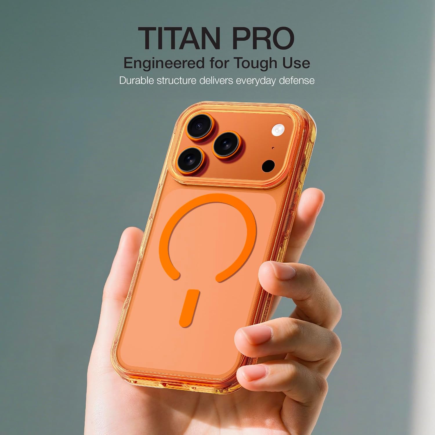Θήκη AmazingThing Titan Pro MagSafe Orange iPhone 17 Pro Max ΘΗΚΕΣ AmazingThing Θήκη AmazingThing Titan Pro MagSafe Orange iPhone 17 Pro Max - Image 3