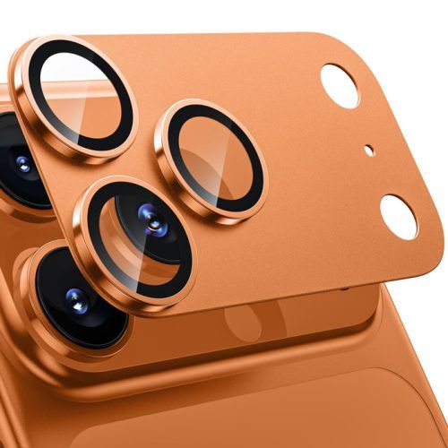 Orso Full Cover 9H Camera Protector Orange iPhone 17 Pro Max