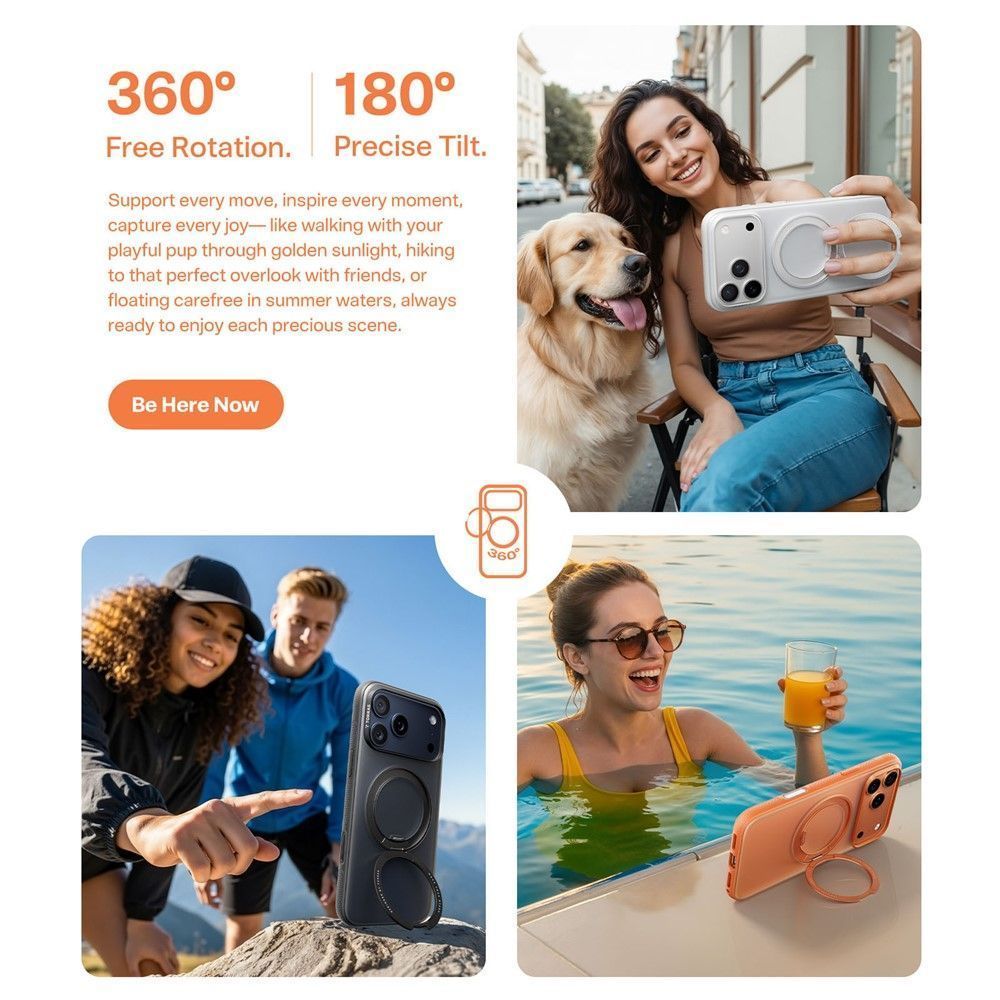 Θήκη Torras R Fitness MagSafe Kickstand Energy Orange iPhone 17 Pro Max ΘΗΚΕΣ TORRAS Θήκη Torras R Fitness MagSafe Kickstand Energy Orange iPhone 17 Pro Max - Image 8