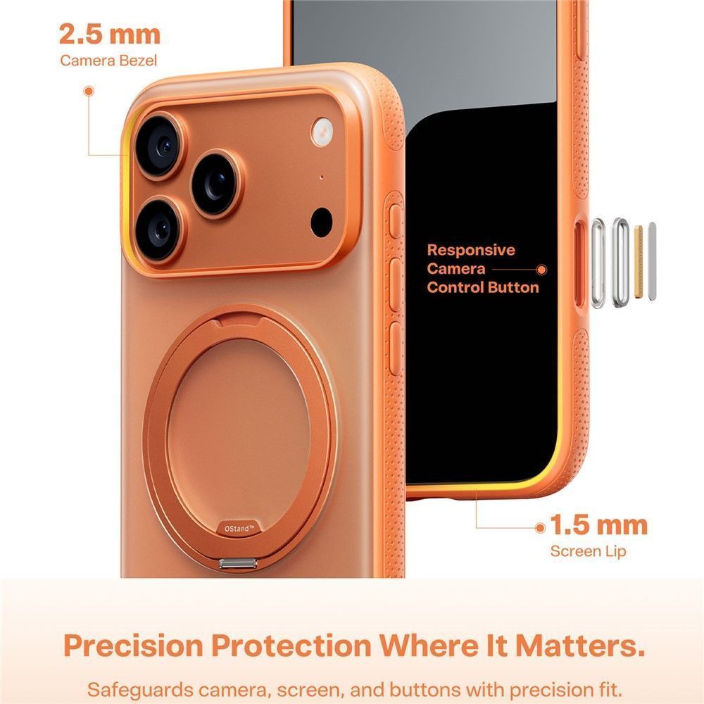 Θήκη Torras R Fitness MagSafe Kickstand Energy Orange iPhone 17 Pro Max ΘΗΚΕΣ TORRAS Θήκη Torras R Fitness MagSafe Kickstand Energy Orange iPhone 17 Pro Max - Image 5