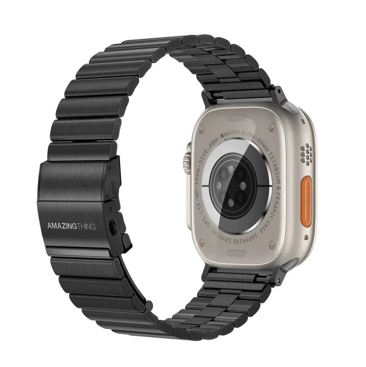 Λουράκι AmazingThing Metal Titan Steel Black Apple Watch 44/45/46/49mm APPLE WATCH AmazingThing Λουράκι AmazingThing Metal Titan Steel Black Apple Watch 44/45/46/49mm - Image 6