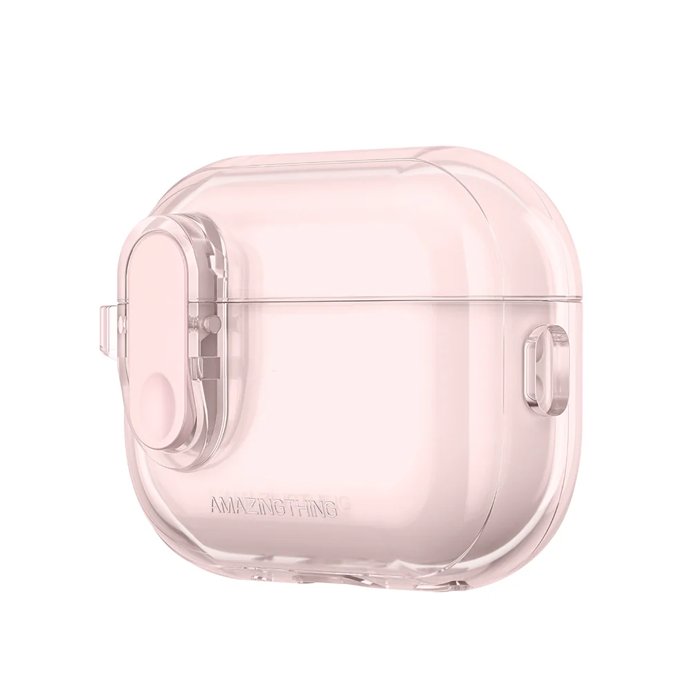 Θήκη AmazingThing Minimal Click Pink Airpods Pro 1/2 APPLE AIRPODS AmazingThing Θήκη AmazingThing Minimal Click Pink Airpods Pro 1/2