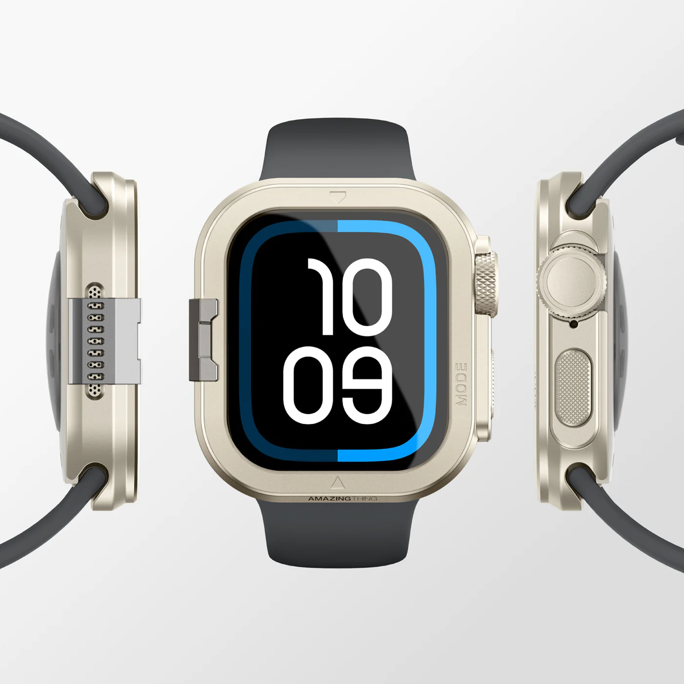 Θήκη AmazingThing Titan Pro ArmorFit Silver Apple Watch 46mm APPLE WATCH AmazingThing Θήκη AmazingThing Titan Pro ArmorFit Silver Apple Watch 46mm - Image 3
