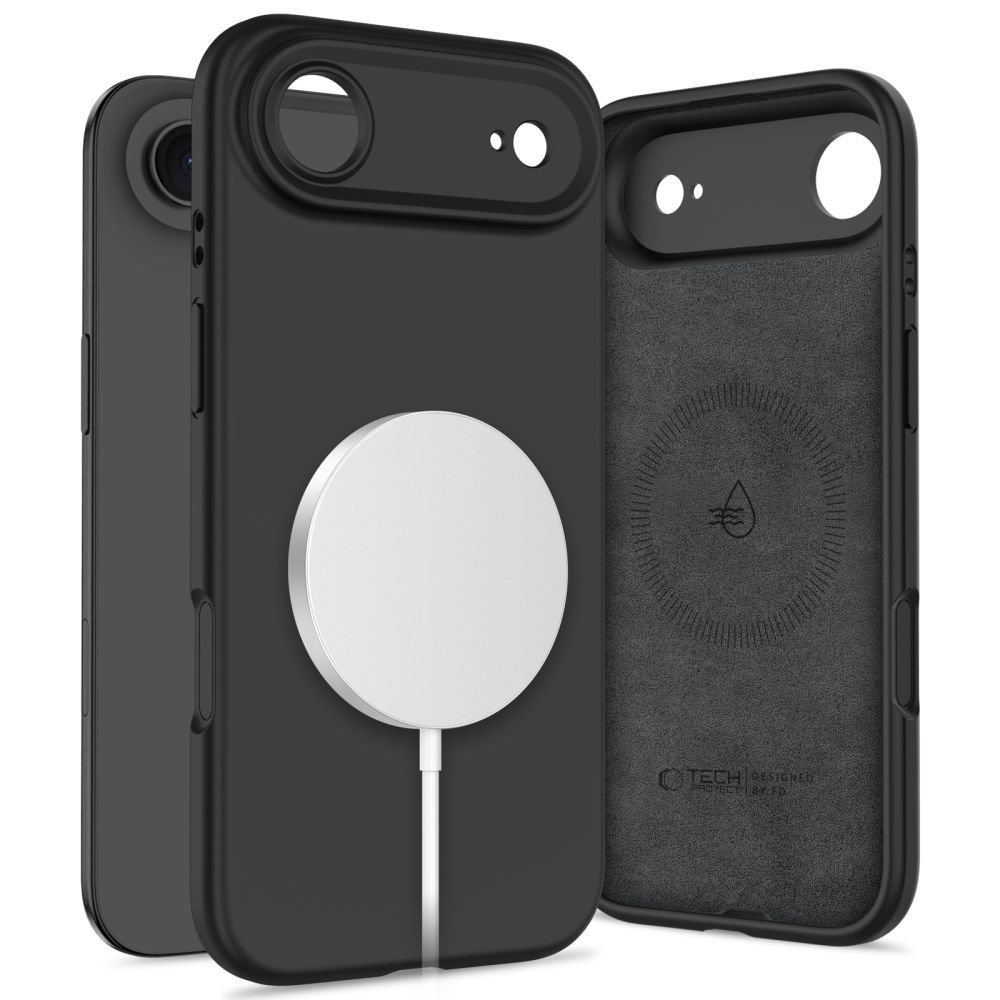 Θήκη Tech-Protect Silicone MagSafe Black iPhone Air ΘΗΚΕΣ Tech-Protect Θήκη Tech-Protect Silicone MagSafe Black iPhone Air